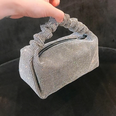 Diamond bag set with diamond portable shoulder bag female diamond bucket bag XY065